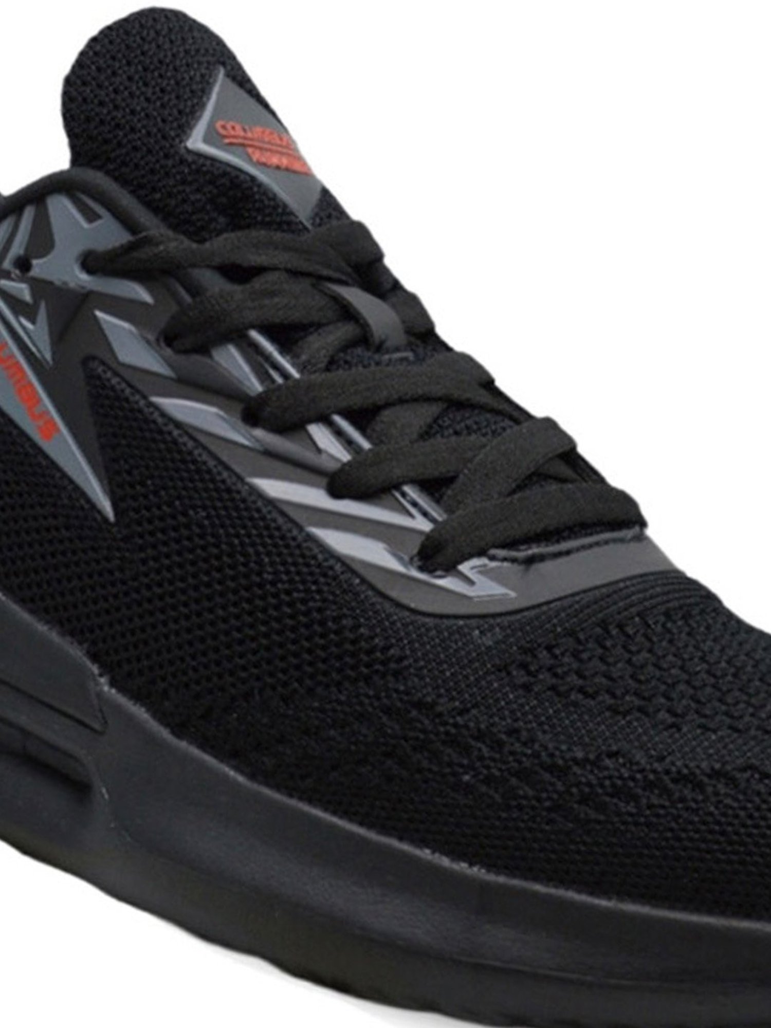 Columbus Men's Black Running Shoes