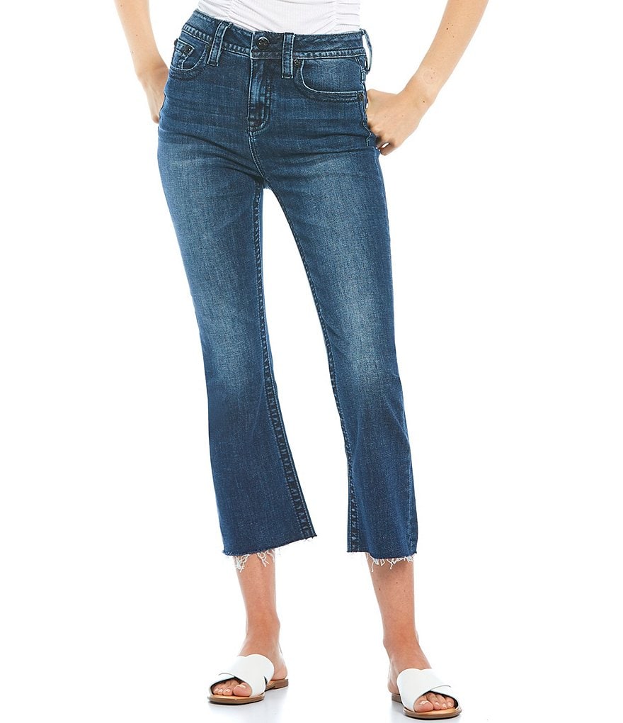 Miss Me High Rise Cropped Bootcut Jeans