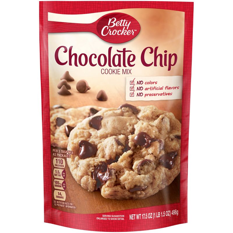 Betty Crocker Chocolate Chip Cookie Mix - 17.5oz