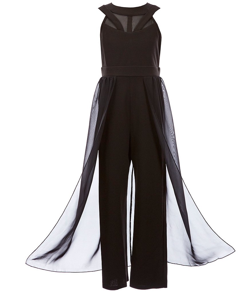 Honey And Rosie Big Girls 7-16 Illusion Jumpsuit