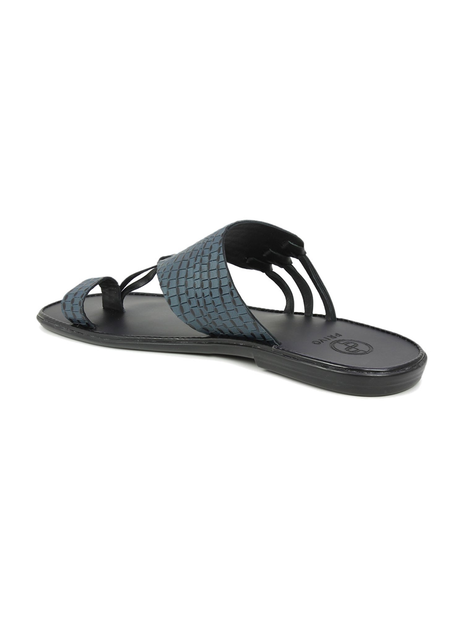 Privo by Inc.5 Men's Blue Toe Ring Sandals
