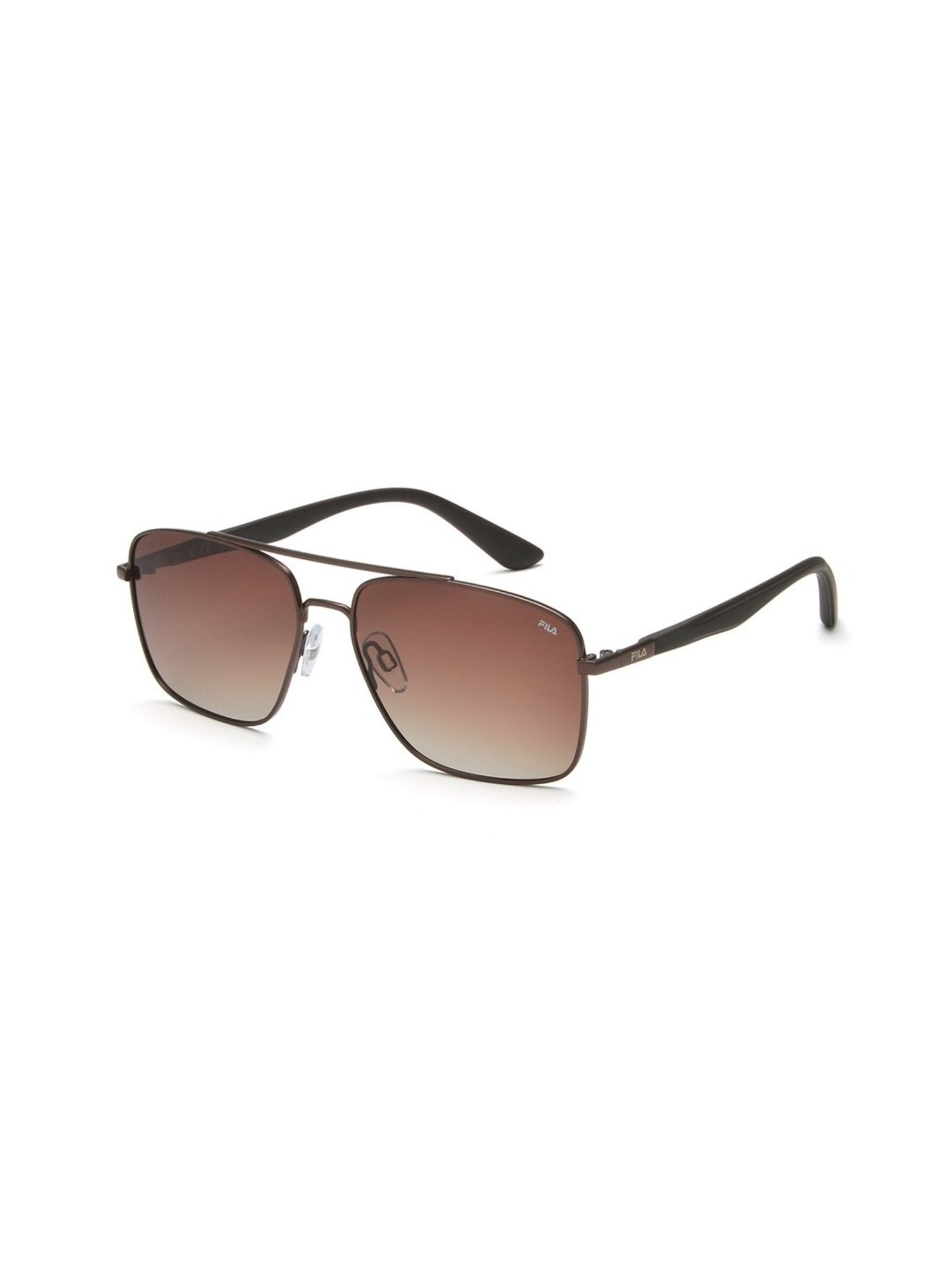 Fila Brown Square Sunglasses for Men