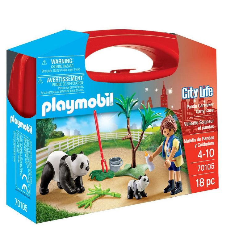 Playmobil Panda Caretaker Carry Case