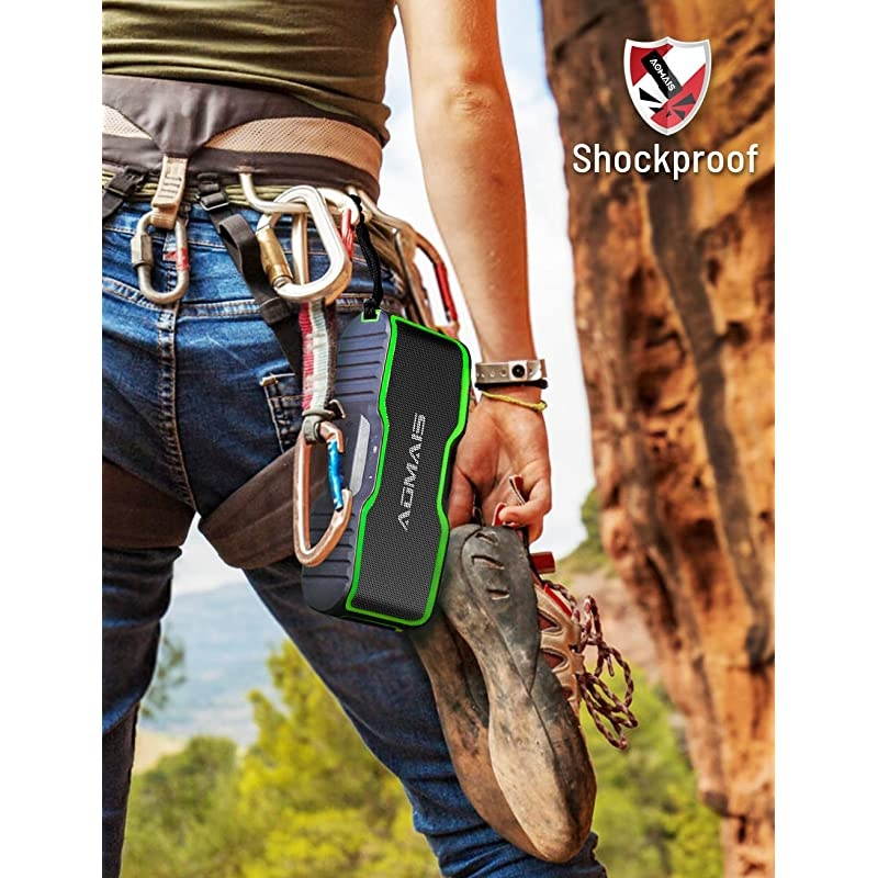 Sport II+ Bluetooth Speakers, Portable Outdoor Wireless Speaker, 30H Playtime, 20W HD Stereo Sound & Richer Bass,IPX7 Waterproof,Travel Bluetooth Speaker,100ft Bluetooth for Party,Beach,Shower