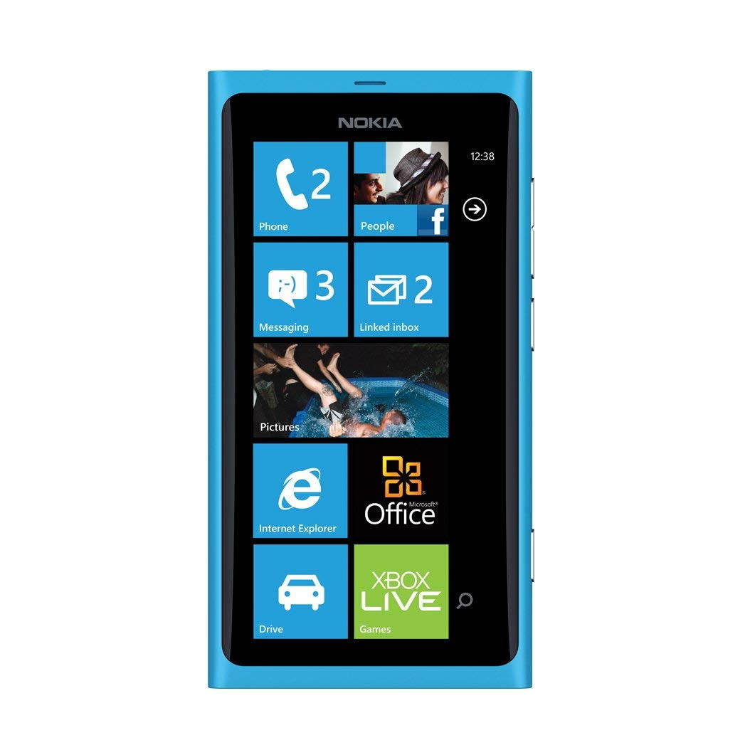 Nokia Lumia 800 16GB (No CDMA, GSM only) Factory Unlocked 3G Smartphone - Blue/Cyan