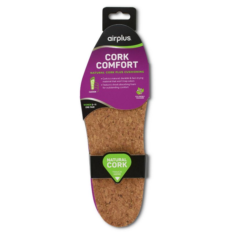 Airplus Cork Insoles for Women