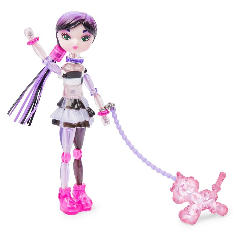Twisty Girlz Series 2 Chexie Transforming Doll to Bracelet with Mystery Twisty Petz