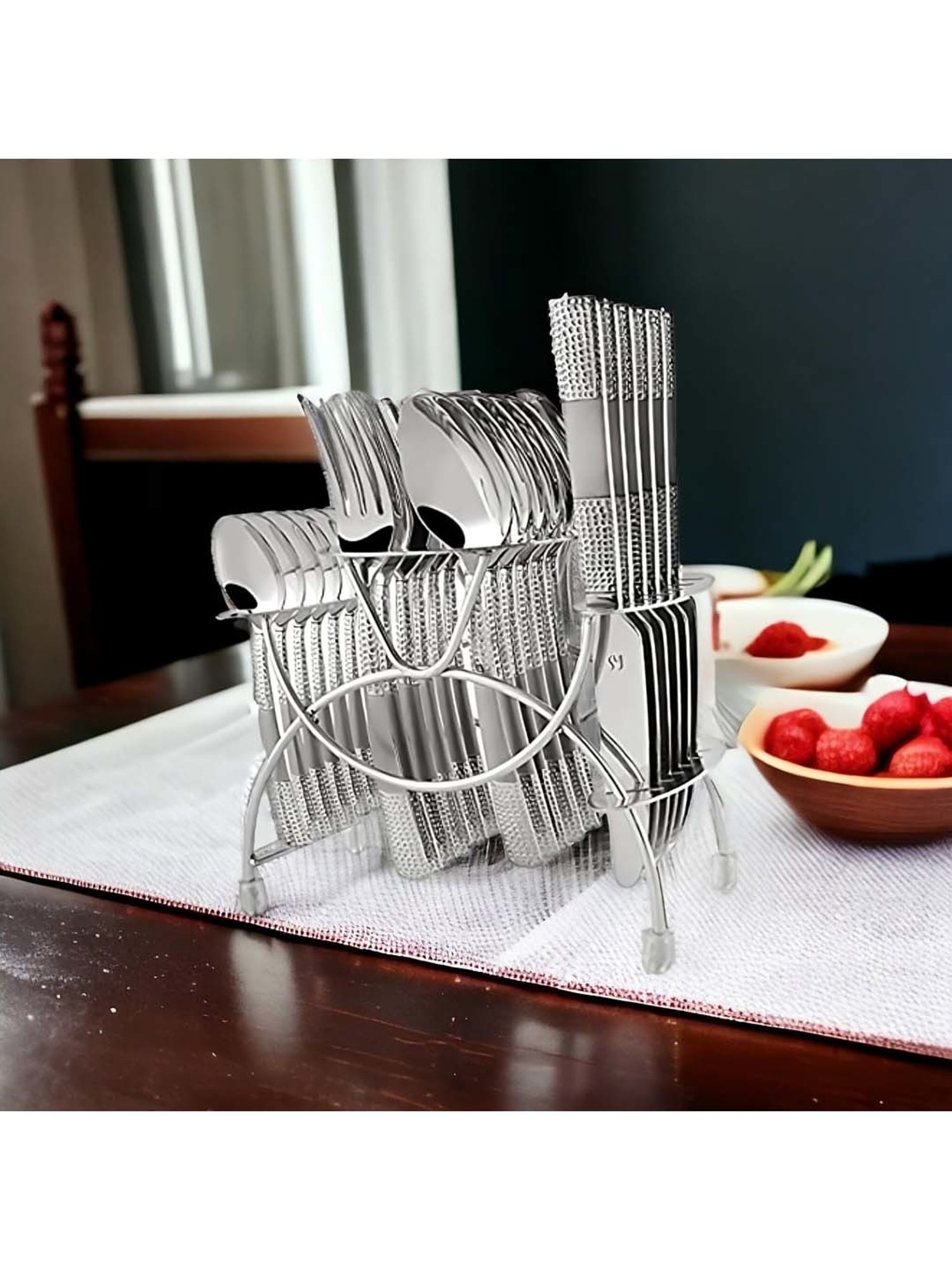 Home4U Iona Multi Wood Cutlery (2 Pcs)