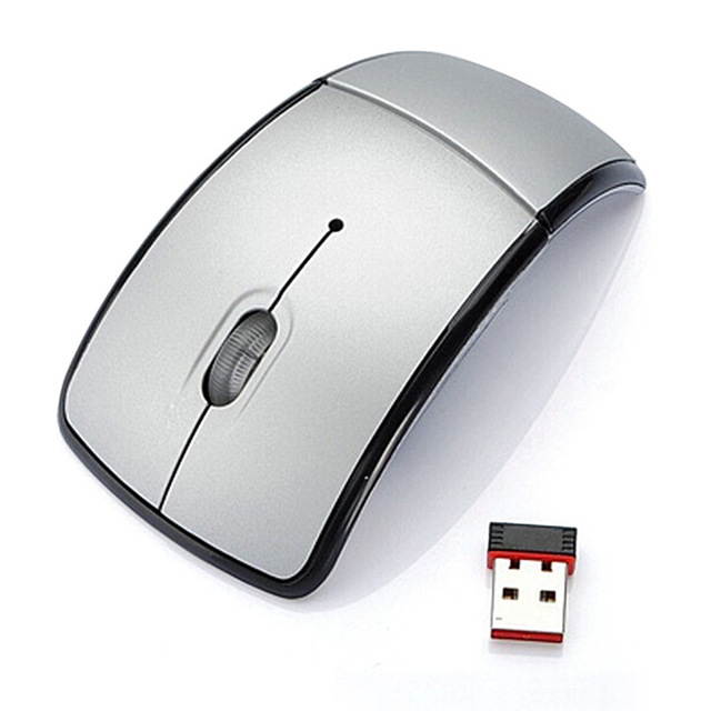 NEW 2.4G Wireless Mouse Foldable USB Receiver Folding Optical Mouse/Mice Wireless Computer For PC Laptop Win7/8/10/XP/Vista