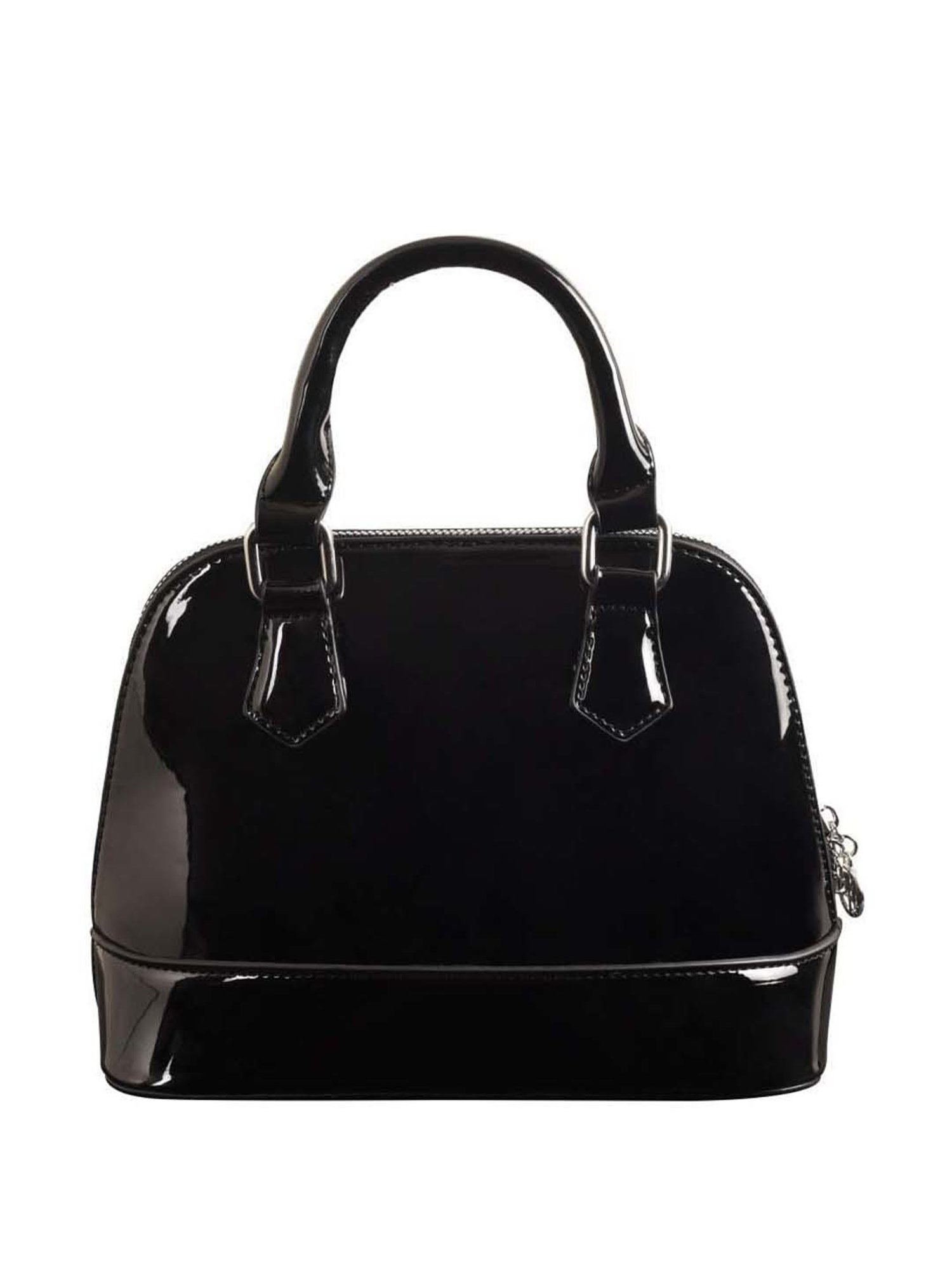 Lino Perros Black Solid Medium Handbag