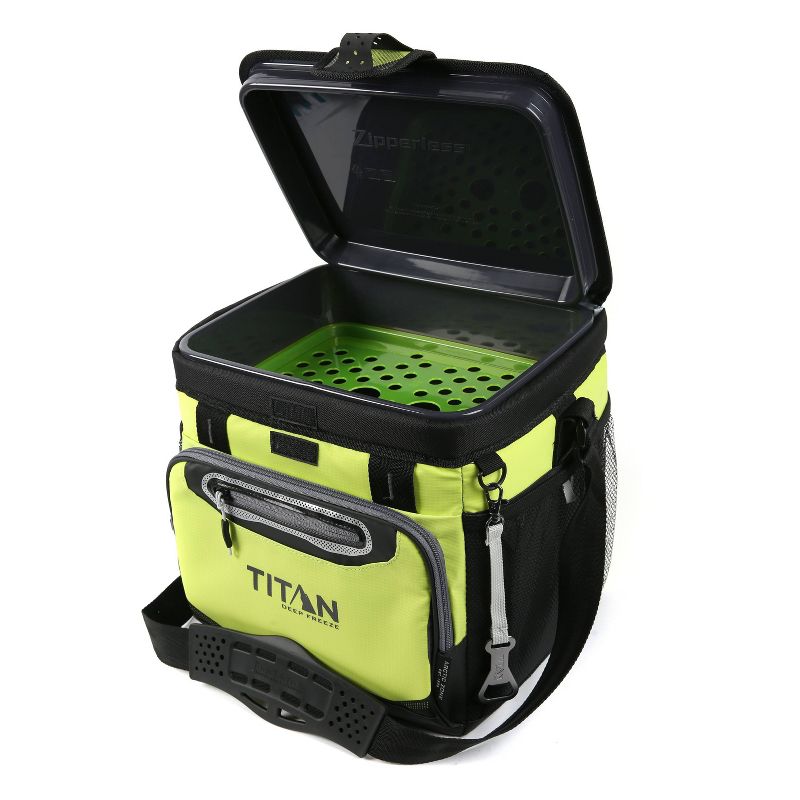 California Innovations Titan Deep Freeze 16qt Zipperless HardBody Cooler - Lime Green