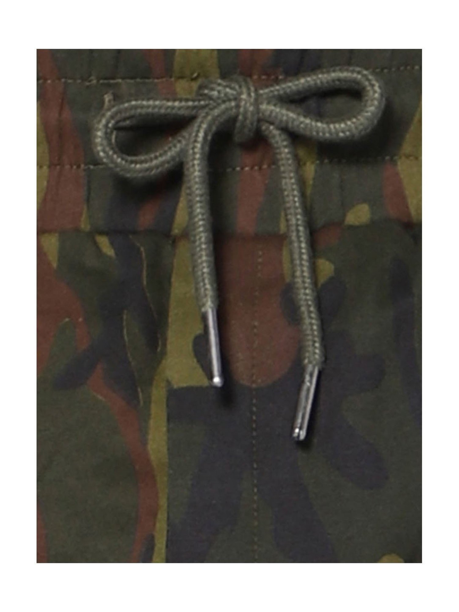 TeenTrums Boys Green Camouflage Shorts