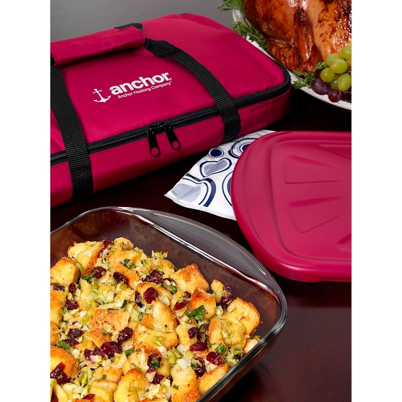 Anchor 3 Qt. Glass Bakeware Set