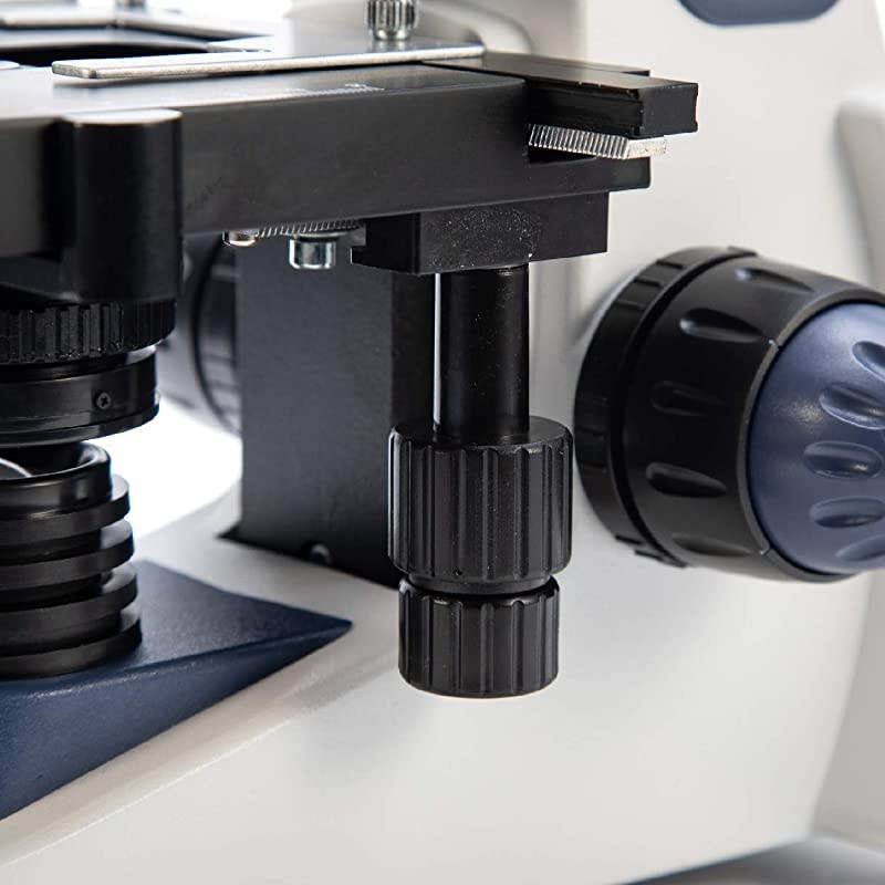 SW380T 40X-2500X Magnification, Siedentopf Head, Research-Grade Trinocular Compound Lab Microscope with Wide-Field 10X/25X Eyepieces, Mechanical Stage, Ultra-Precise Focusing, Camera-Compatible