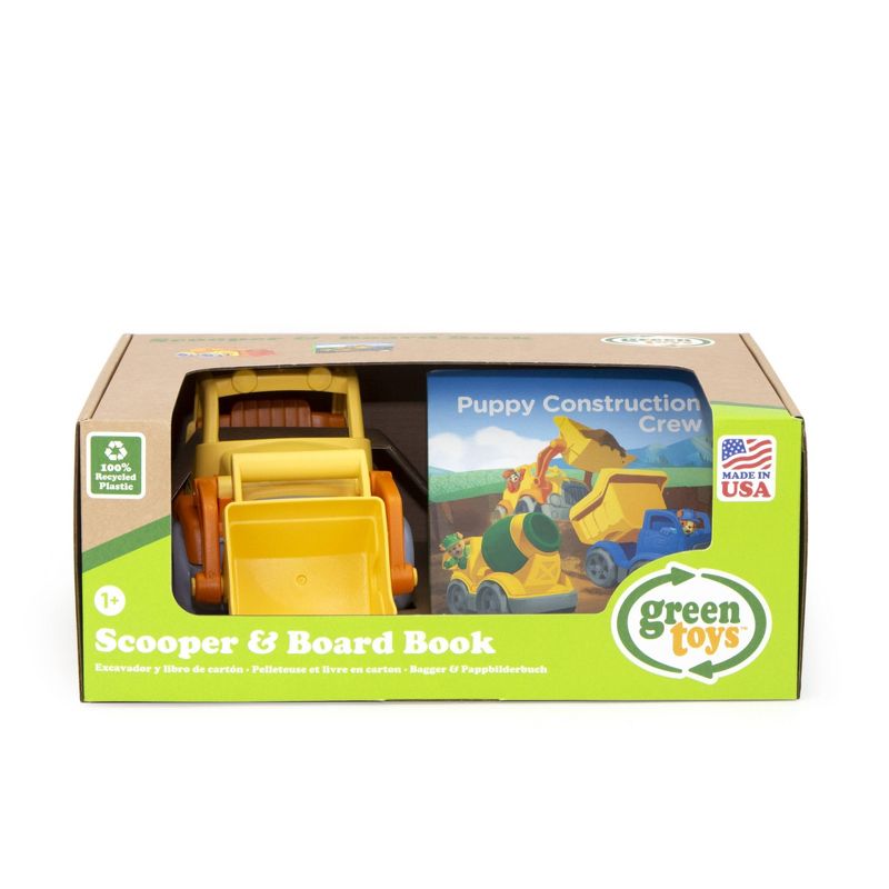 Green Toys Scooper with Board Book