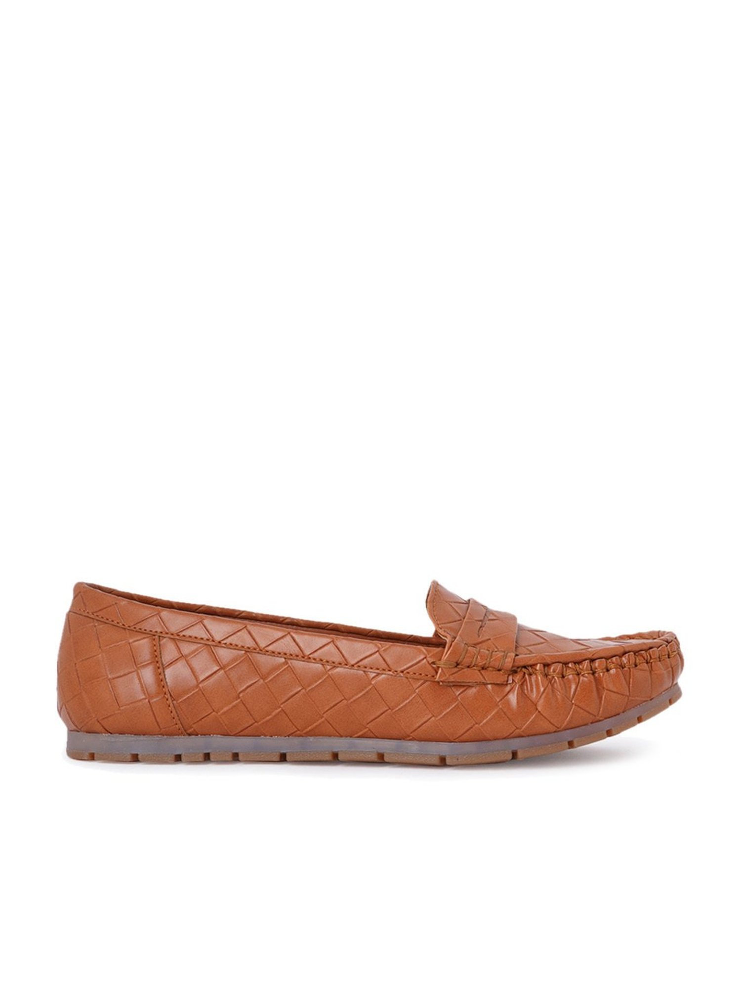 Scentra Women's Tan Casual Loafers