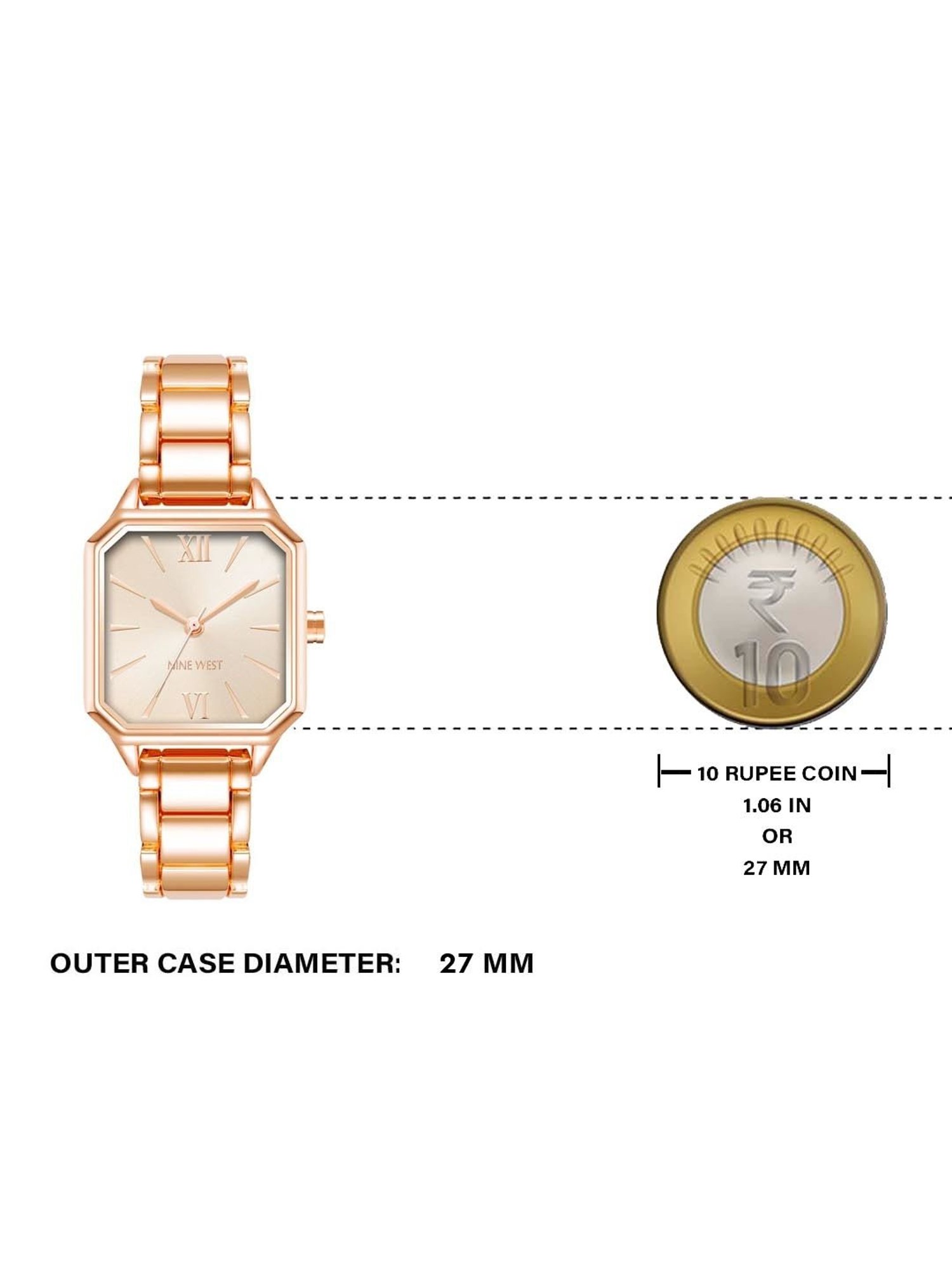 Nine West NW-2902RGRG Analog Watch for Women