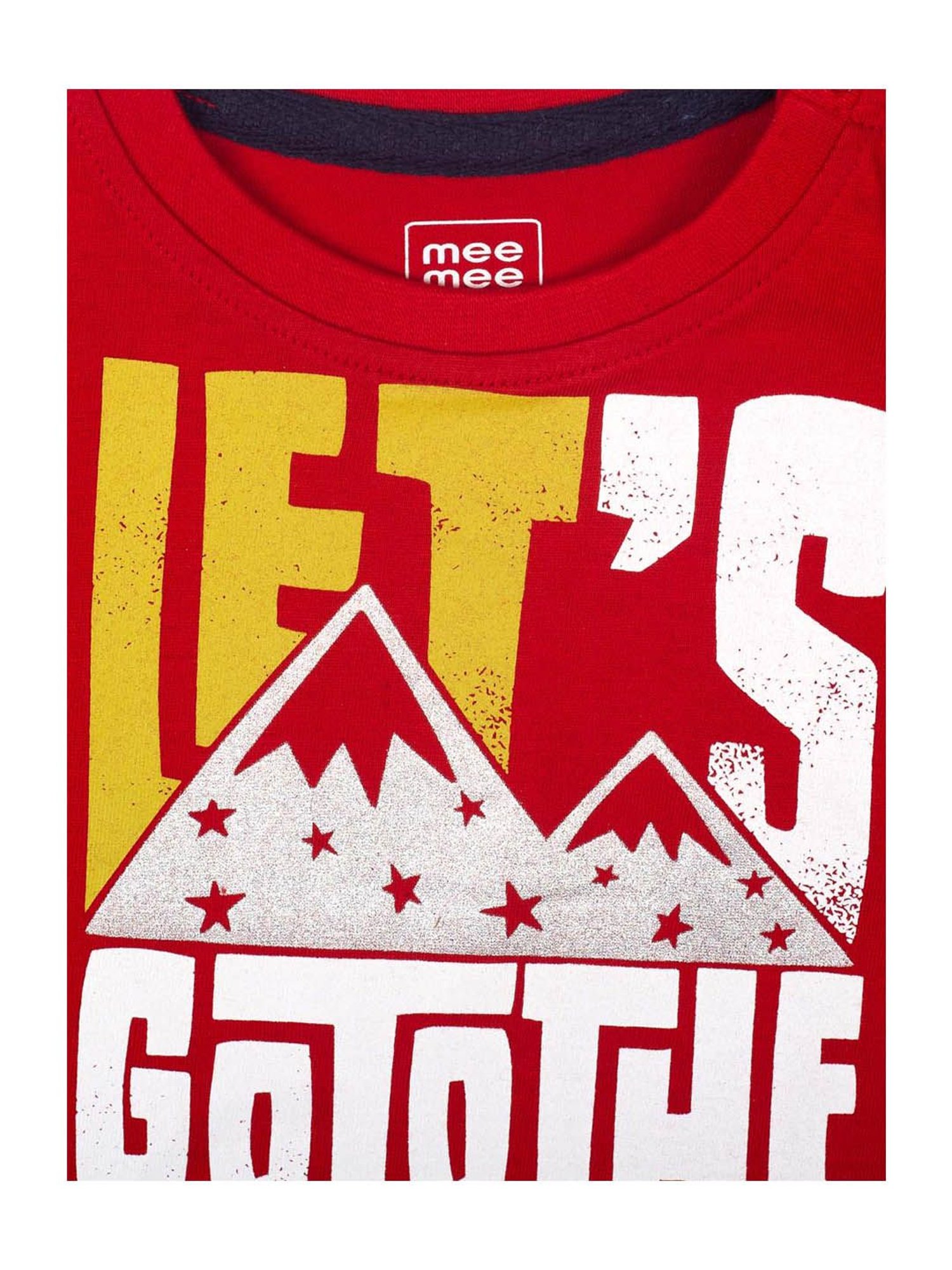 Ed-a-Mamma Baby Green Printed T-Shirt