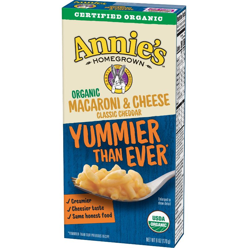 Annie's Homegrown Organic Macaroni & Cheese Classic 6oz