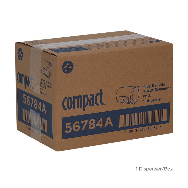 Georgia-Pacific Compact 2-Roll Side-by-Side Coreless Toilet Paper Dispenser by GP PRO 2724432