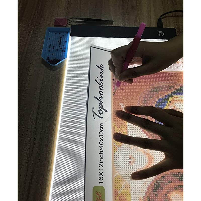 LED Light Box Tracer USB Power Adjustable LED Light Tablet Board Pad for 5D DIY Diamond Painting