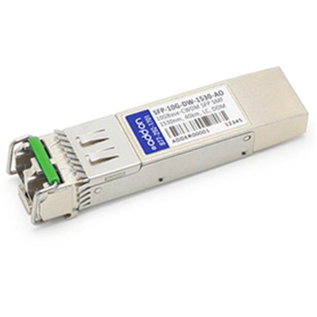 AddOn Arista Networks SFP-10G-DW-1530 Compatible TAA Compliant 10GBase-CWDM SFP+ Transceiver (SMF, 1530nm, 40km, LC