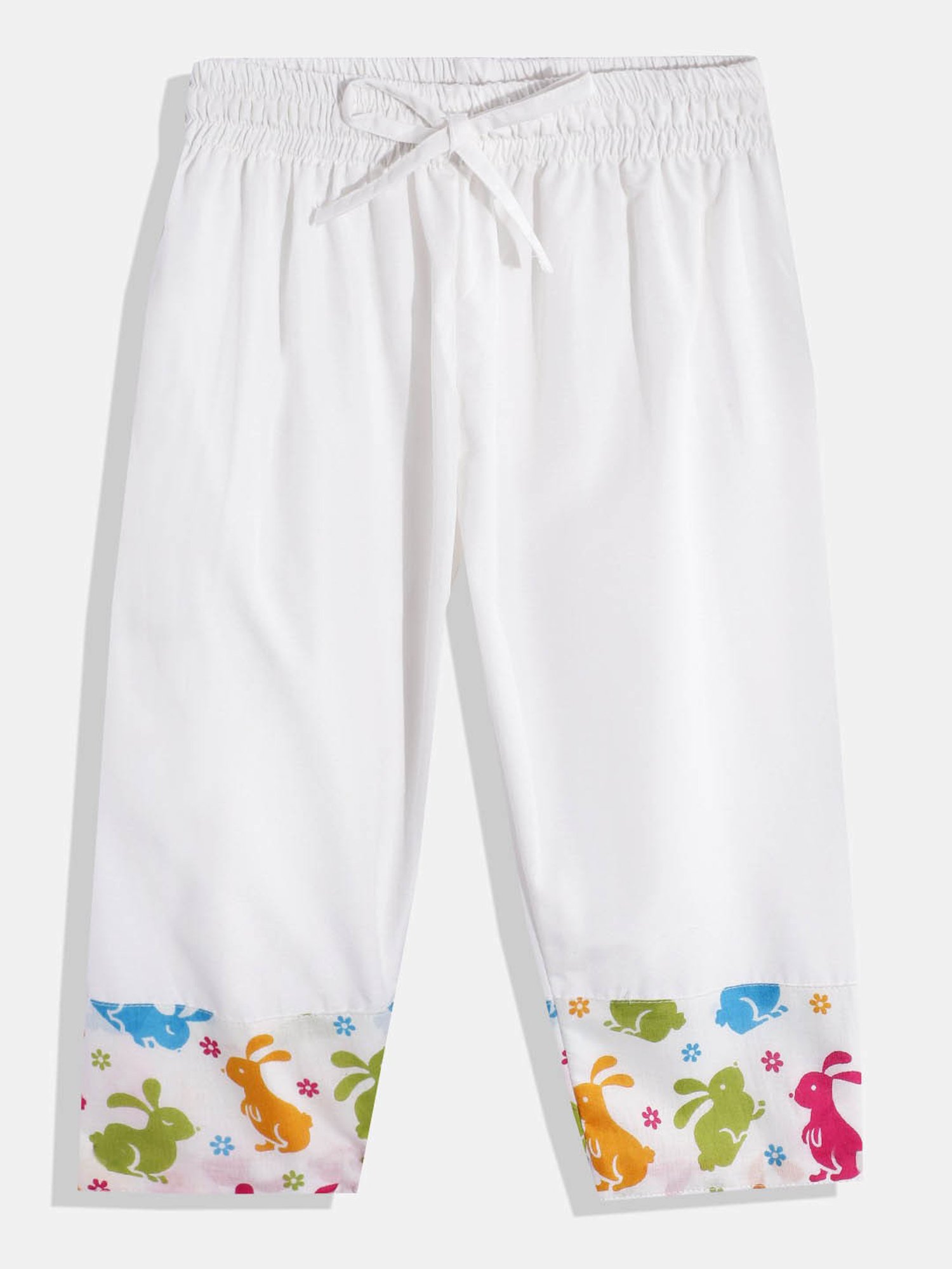 READIPRINT FASHIONS Kids White Printed Full Sleeves Kurta with Pyjamas