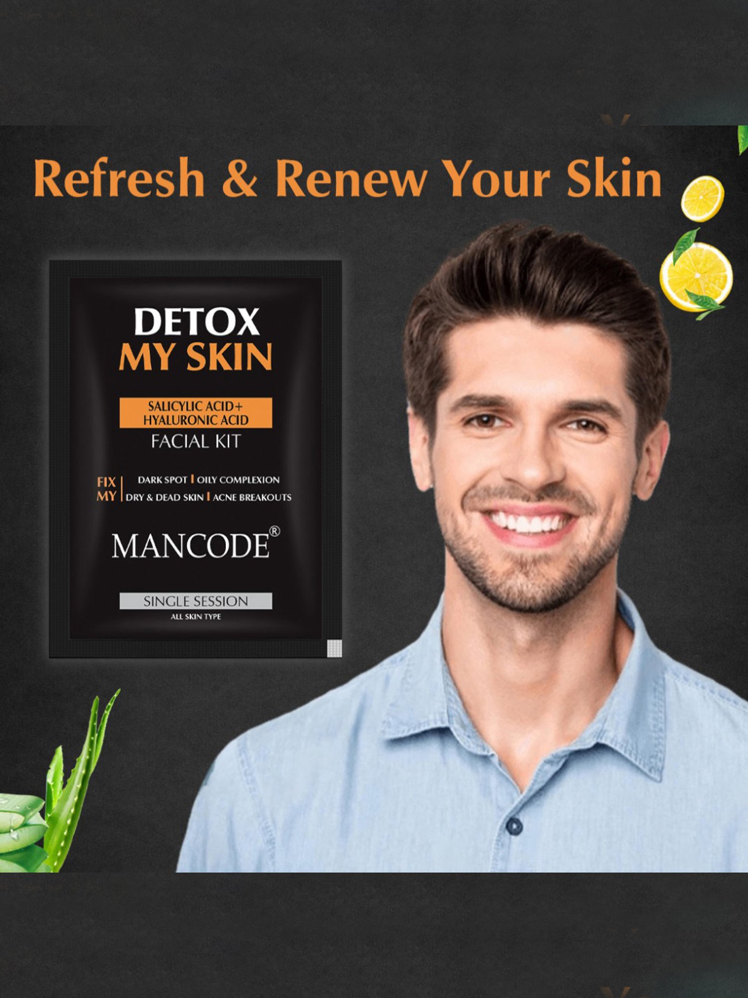 Mancode Detox My Skin Facial Kit
