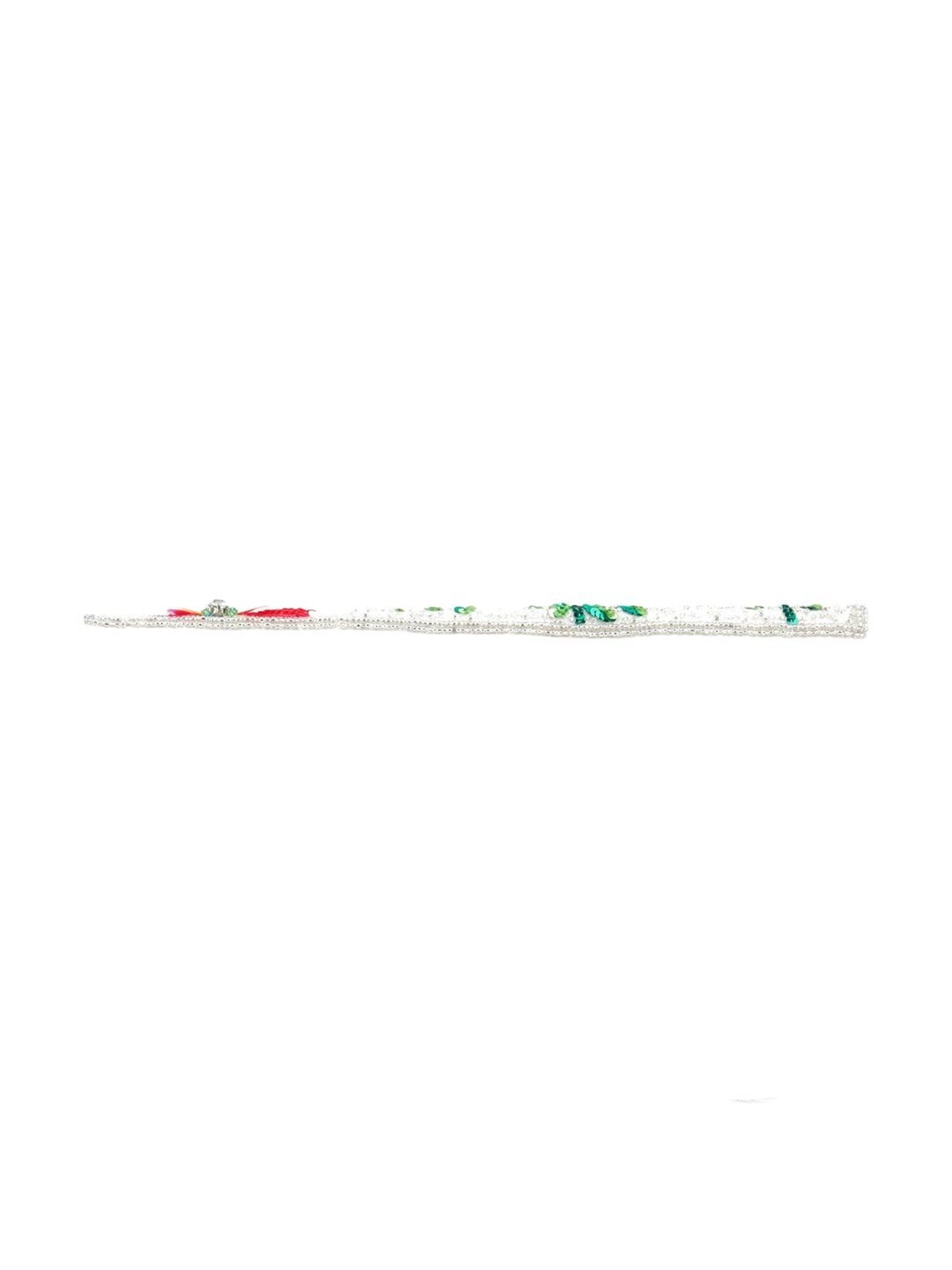 Odette Multicolor Fabric Envelope Clutch