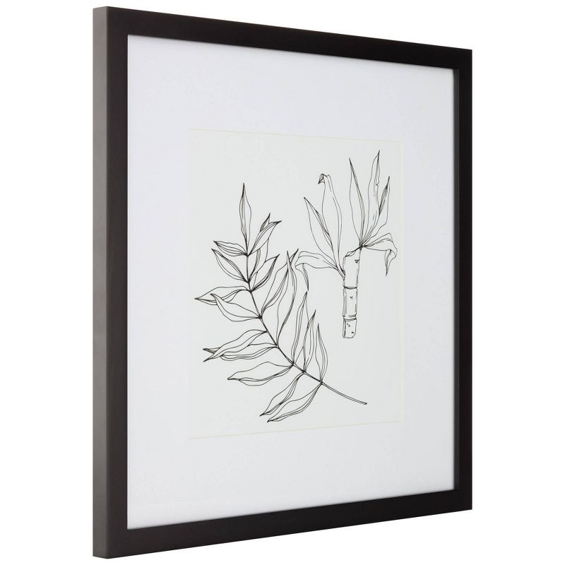 8" x 8" 9pc Gallery Wall Frame Set with Decorative Art Prints and Hanging Template Natural - Gallery Solutions