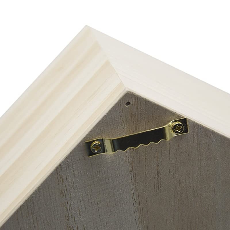 2PCS Wooden HouseShaped Wall Storage Shelf Kids Room DecorationWhite