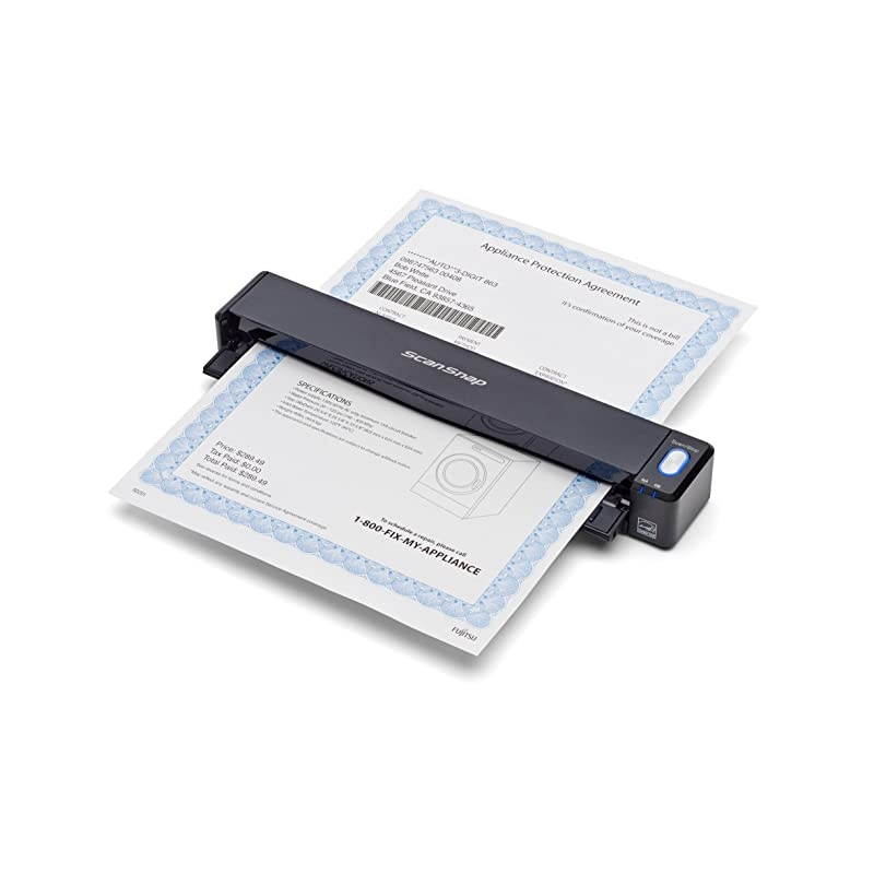 ScanSnap iX100 Mobile Scanner Powered with Neat 1 Year Neat Premium License
