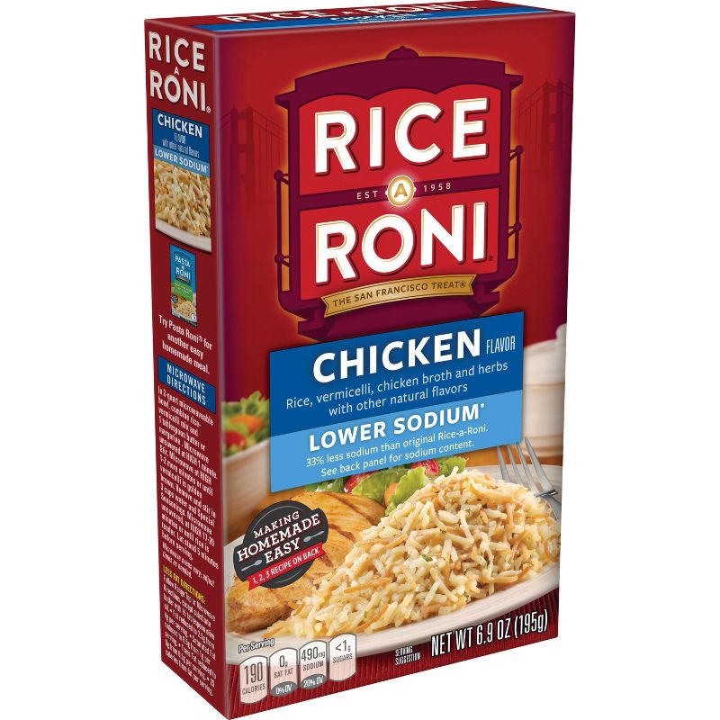 Rice A Roni Lower Sodium Chicken Rice - 6.9oz