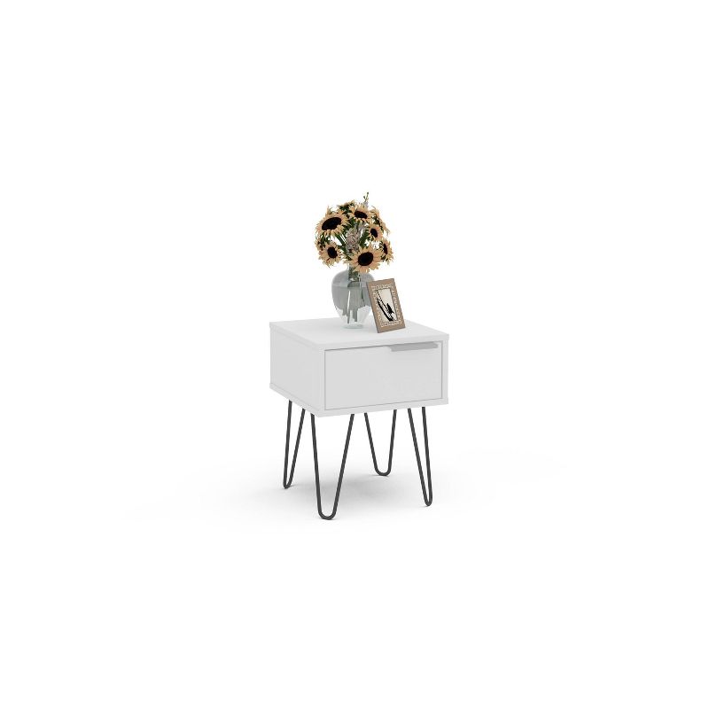 Concord Side Table White - Chique