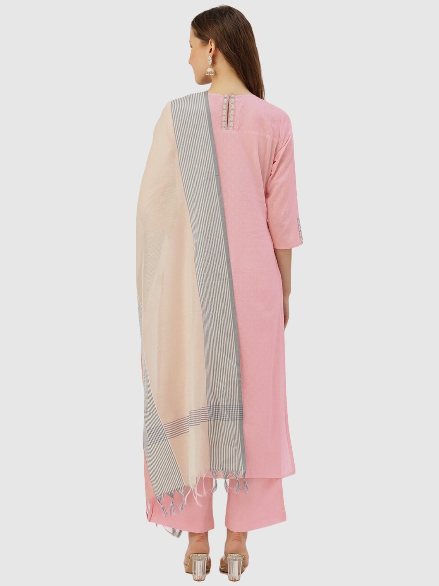 URBAN MYSTIC Black Rayon Embroidered Kurta & Sharara Set