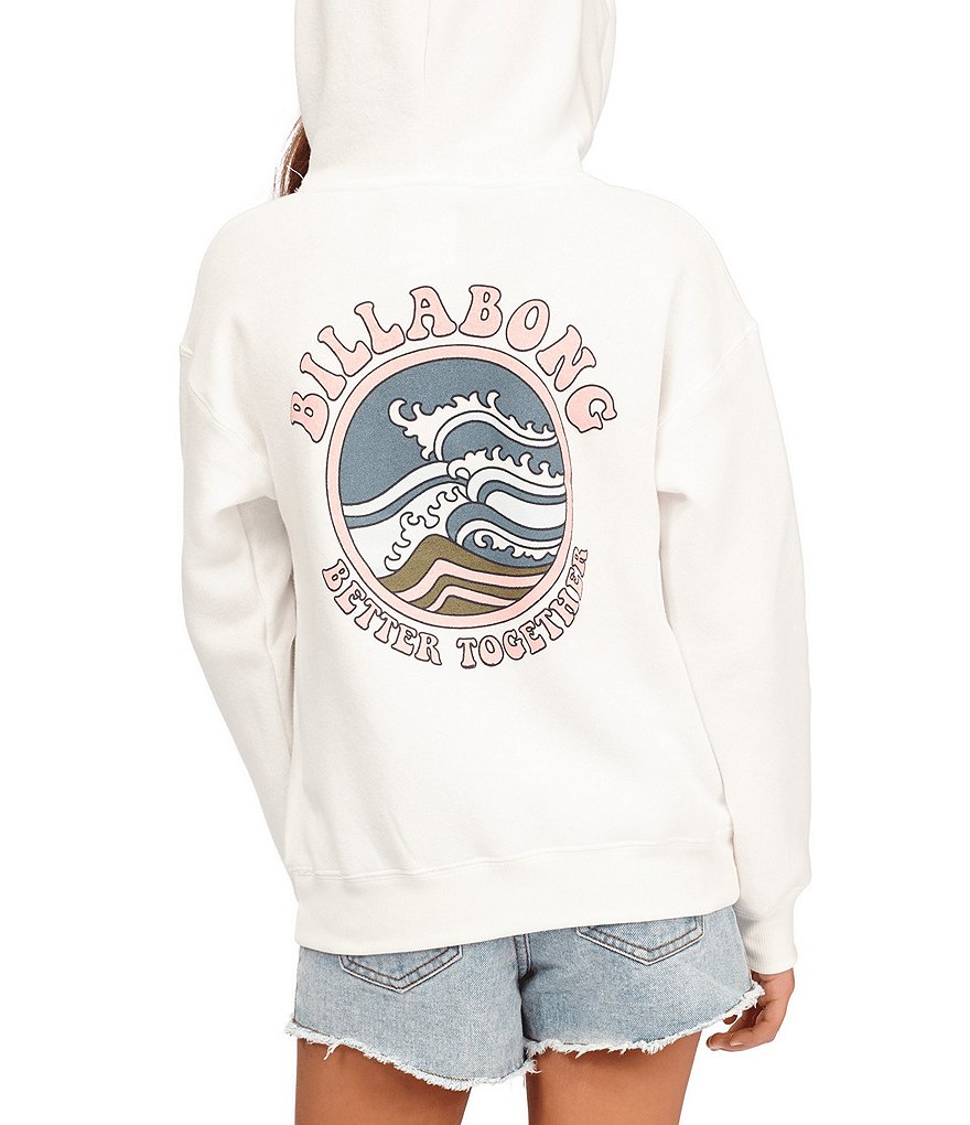 Billabong Little/Big Girls 5-14 Long Sleeve Better Together Hooded Sweatshirt