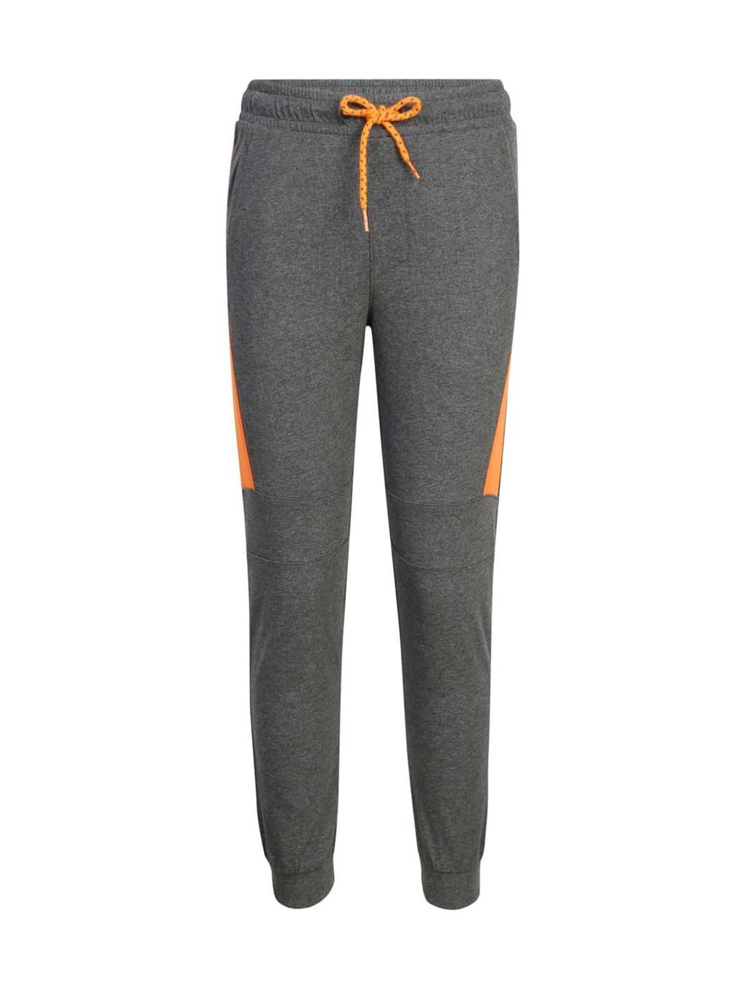 Lil Tomatoes Kids Teal Color Block Full Sleeves Tracksuit