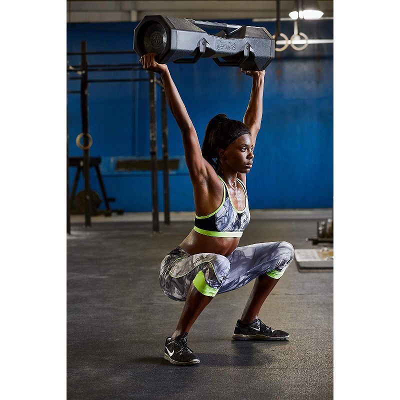 Surge Storm Heavy-Duty 40-Pound Water-Filled Adaptable Hydro-Inertia Home Total Body Workout Weight Tube, Black/Pink