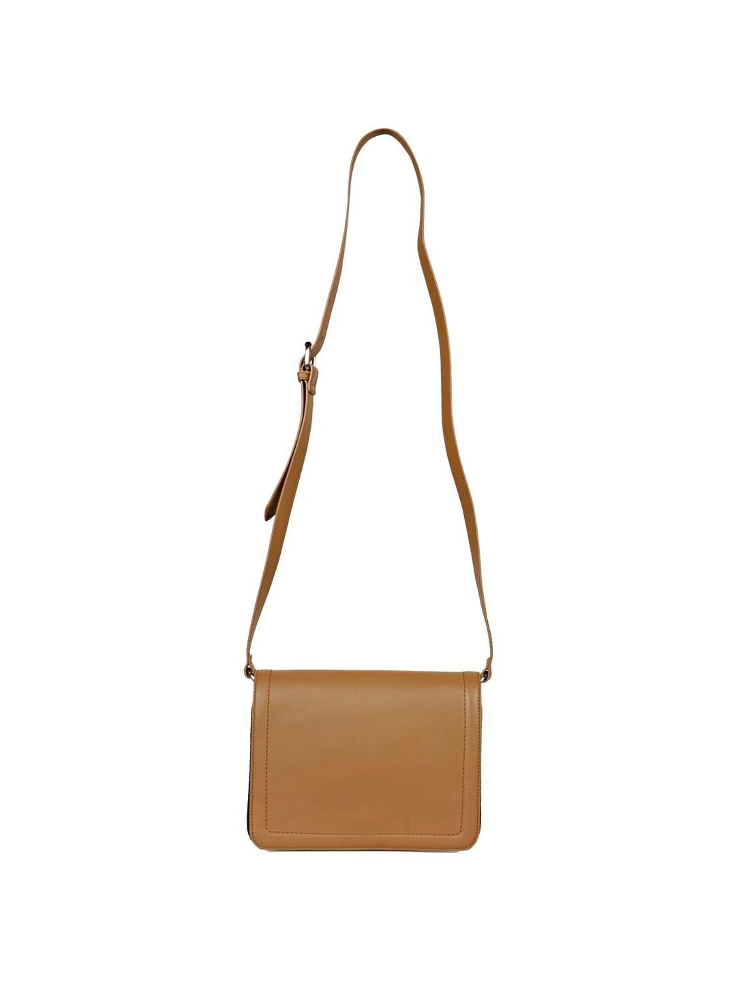 Saint G Tan Solid Small Sling Handbag