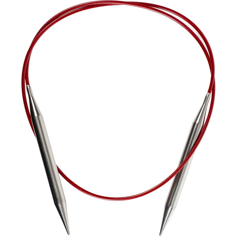 ChiaoGoo Red Lace Stainless Circular Knitting Needles 40"-Size 15/10mm