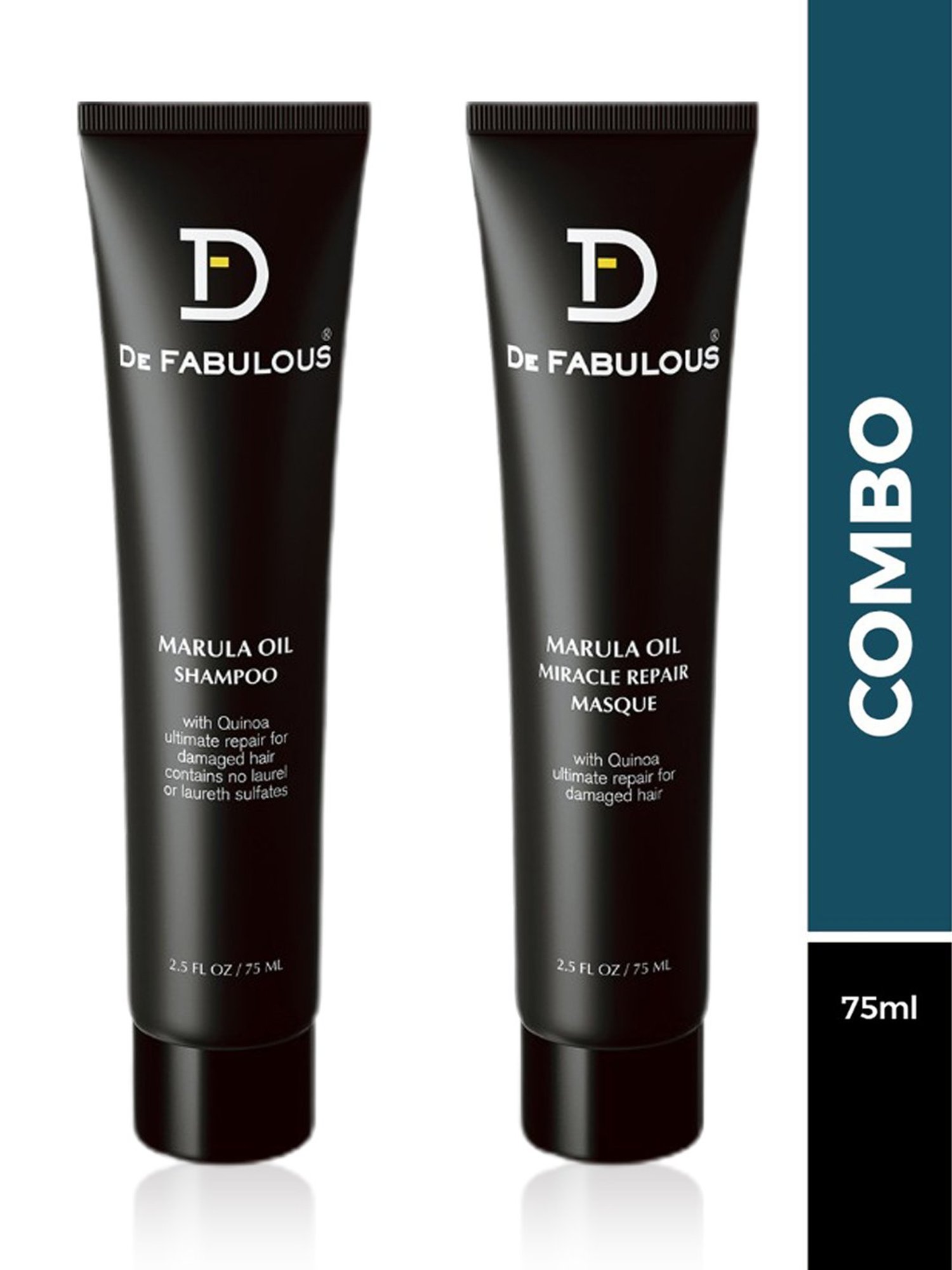 De Fabulous Marula Oil Shampoo & Miracle Repair Masque Combo