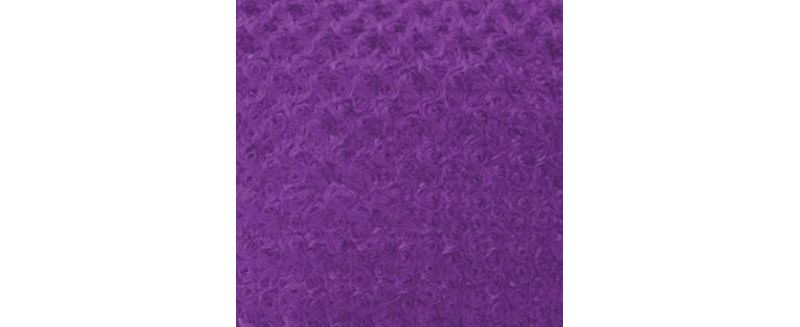 Purple Victoria Classics Rose Faux Fur Comforter Set Twin 2pc - VCNY