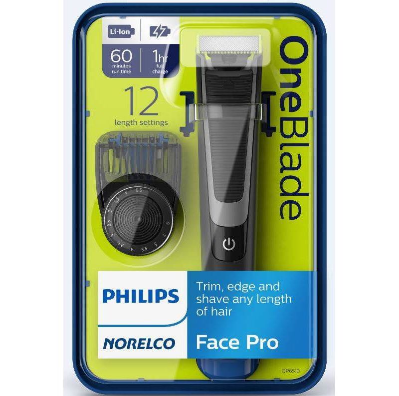 Philips Norelco OneBlade Pro Rechargeable Men's Electric Shaver/Trimmer - QP6510/70