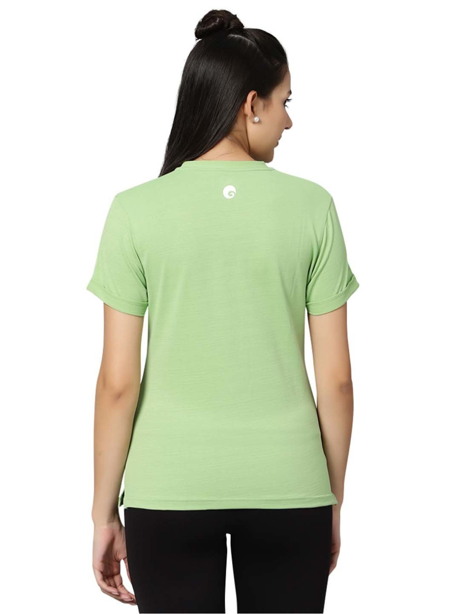 Omtex Green Regular Fit Sports T-Shirt