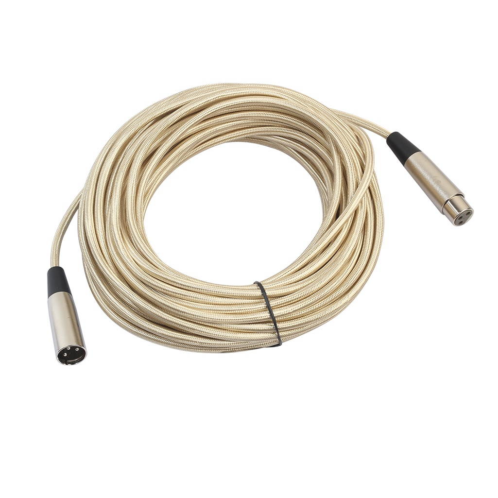 REXLIS BK2005G 1/ 1.8/ 3M XLR Canon Male to Female Microphone Audio Cable 3M