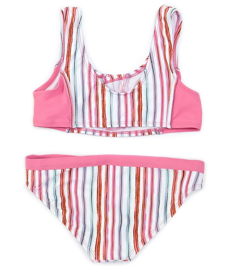 Splendid Big Girls 7-14 Stripe Romper Swimsuit Coverup