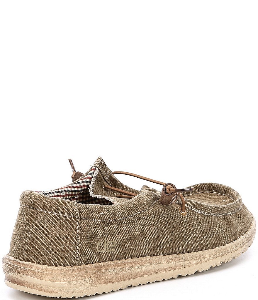 Hey Dude Men's Wally Canvas Washable Chukkas