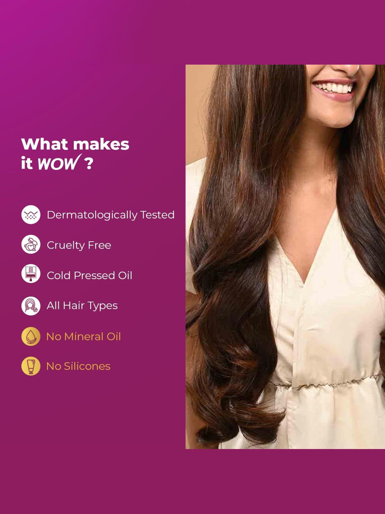 Wow Skin Science Onion + Collagen Anti-Hairfall Hair Oil - 100 ml