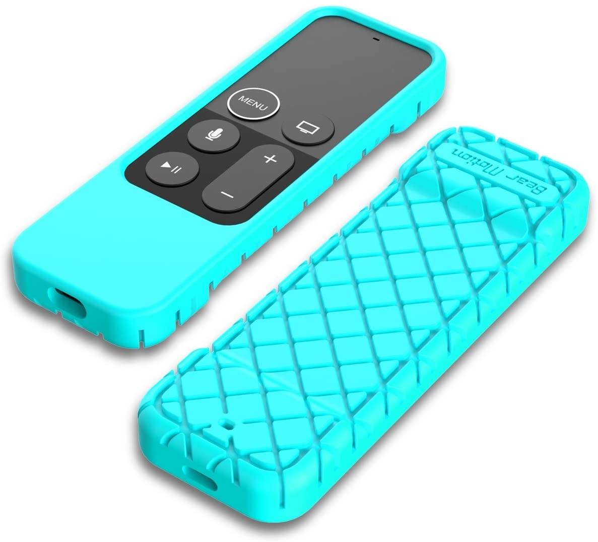 Bear Motion Case for Apple TV 4K / 5th 4th Gen Remote Controller - Silicone Shock Resistant Cover for Apple TV 4K Siri Remote Controller (Case for Apple TV 4K / 5th 4th Gen Remote, Green)