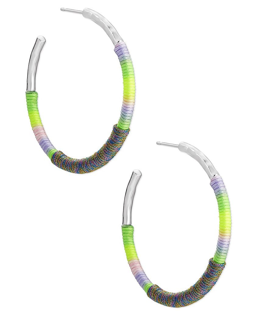 Kendra Scott Masie Silver Hoop Earrings
